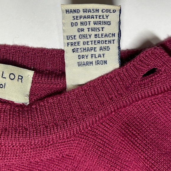 Vintage Merino Wool LORD & TAYLOR Woolmark Made In Italy Knit Cardigan Sweater - Picture 12 of 12